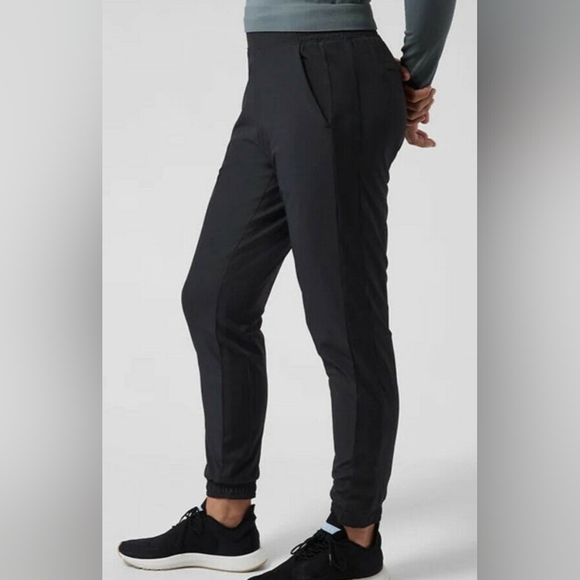 Athleta NWT Textured Brooklyn Jogger black 4 (fits 6) $98 discontinued - Picture 4 of 12